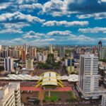 Área central de Maringá, no Paraná.