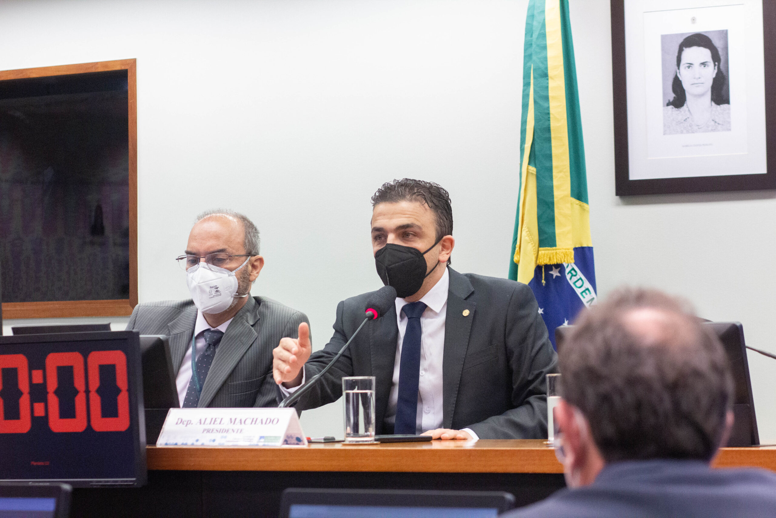 Deputado federal Aliel Machado fala em comissão na Câmara Federal