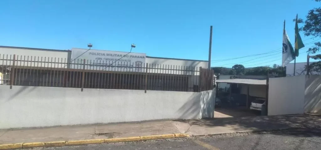Sede da PM em Piraí do Sul