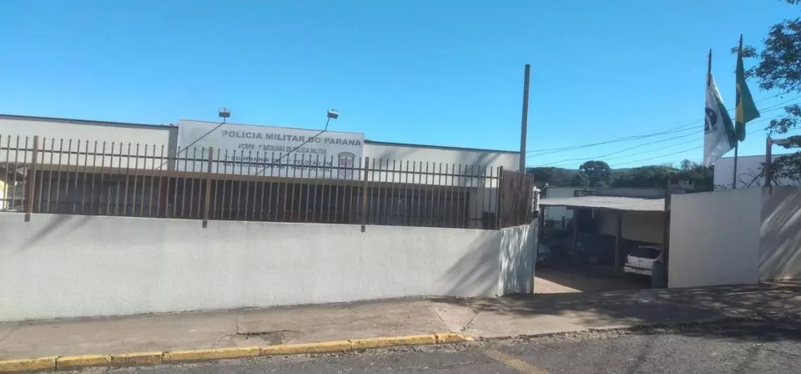 Sede da PM em Piraí do Sul