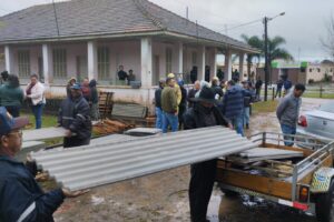 Temporal ocorreu nesta manhã, na cidade dos Campos Gerais