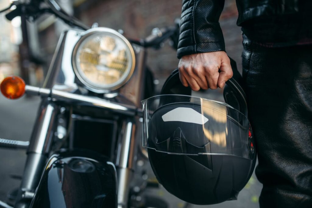 Equipamentos de segurança para motociclistas