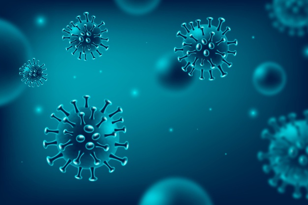 fundo-realista-de-coronavirus_