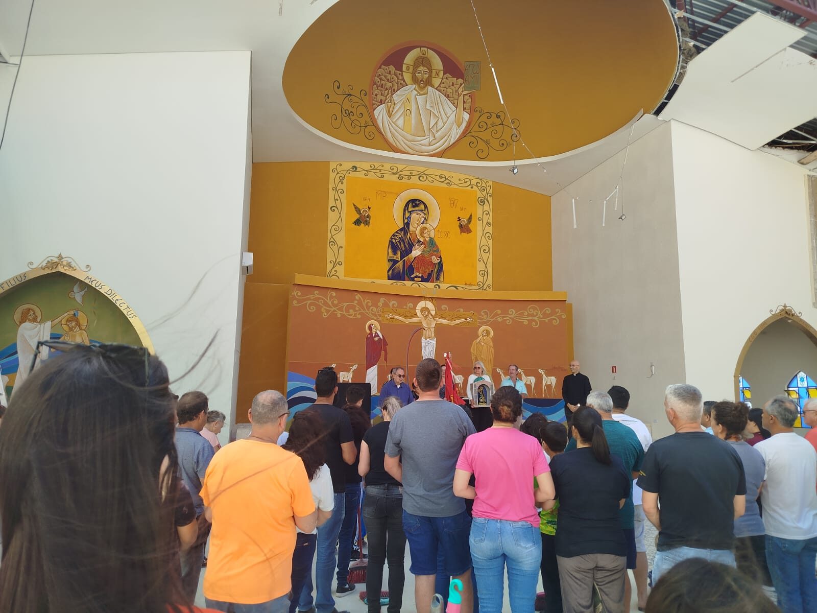 Paróquia de Castro, da Diocese de Ponta Grossa, foi danificada por temporal na cidade.
