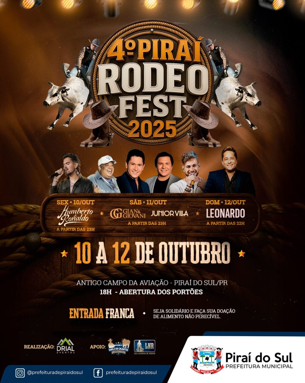 Banner da Piraí Rodeo Fest