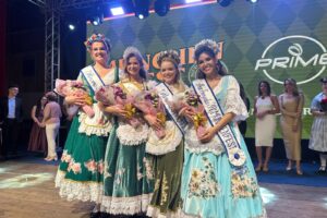 Candidatas que foram eleitas as majestades da Münchenfest 2025