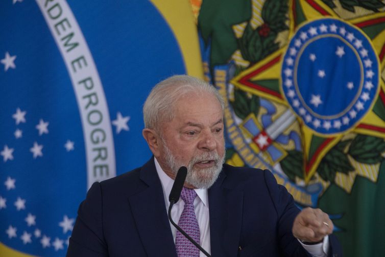 Brasília (DF) 27/06/2023 - O presidente Luiz Inácio Lula da Silva participa da Cerimônia no Palácio do Planalto do lançamento do Plano Safra 2023/2024.
Foto: Joédson Alves/Agência Brasil 