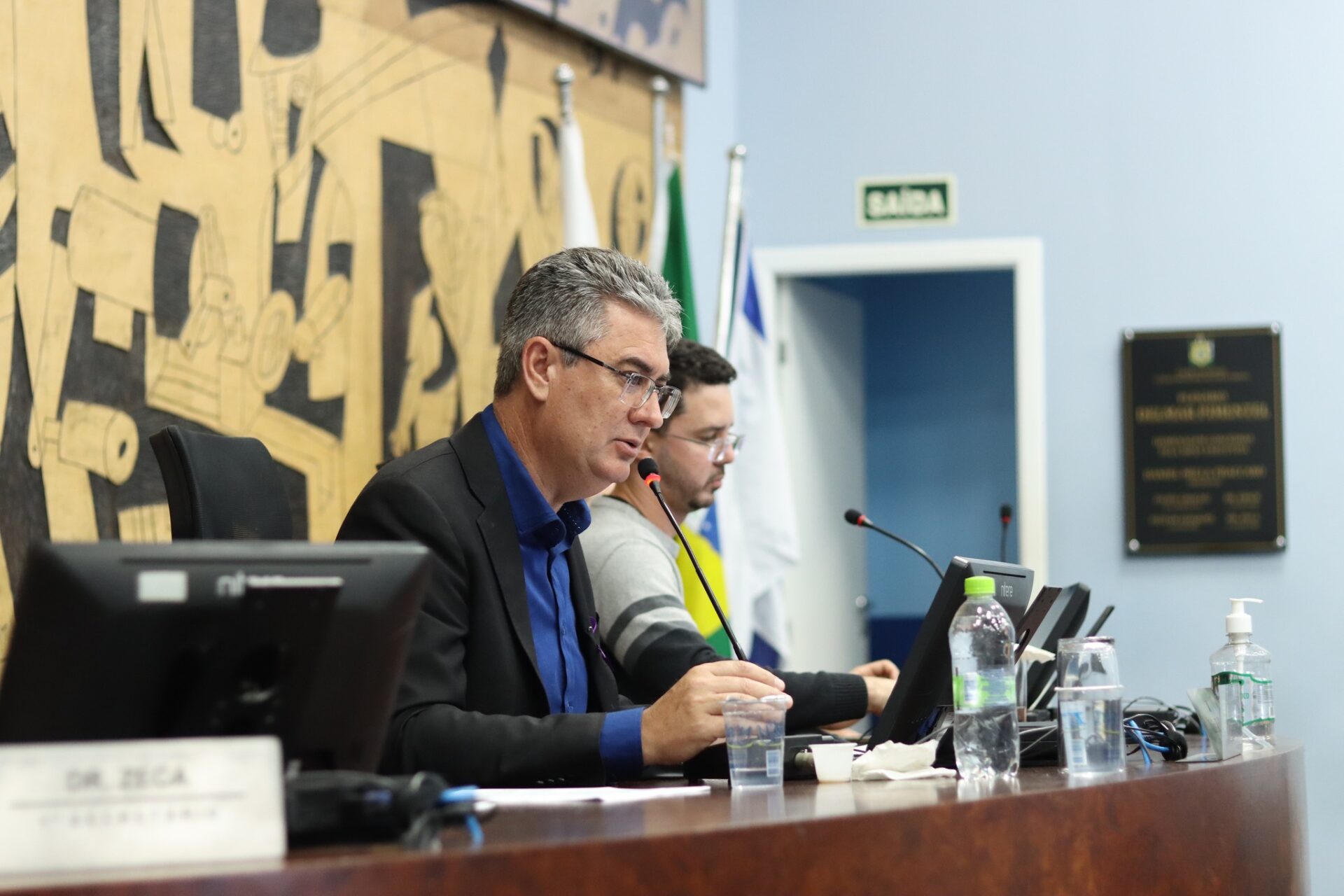 Julio Kuller como presidente da Mesa Diretora da Câmara de Ponta Grossa