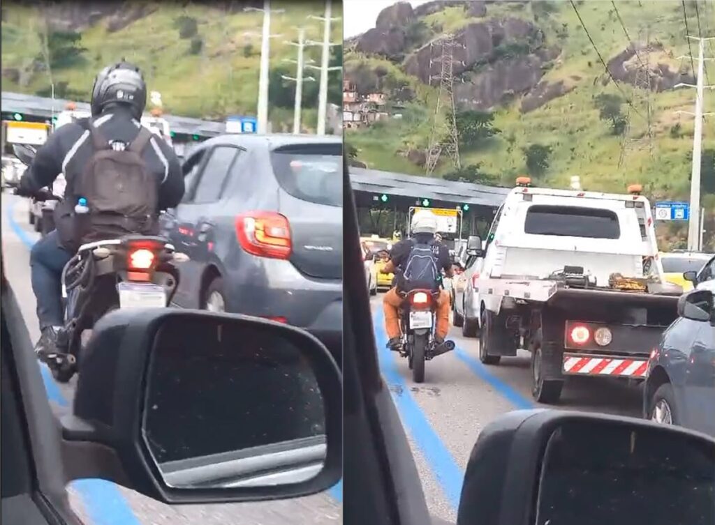 Motofaixa linha amarela Rio de Janeiro