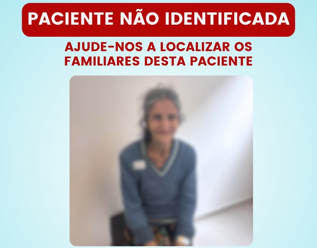 Arte divulgada no Instagram sobre paciente não identificada na UPA Uvaranas