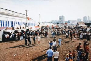 Imagem da 1ª edição da Münchenfest, em Ponta Grossa, no ano de 1990