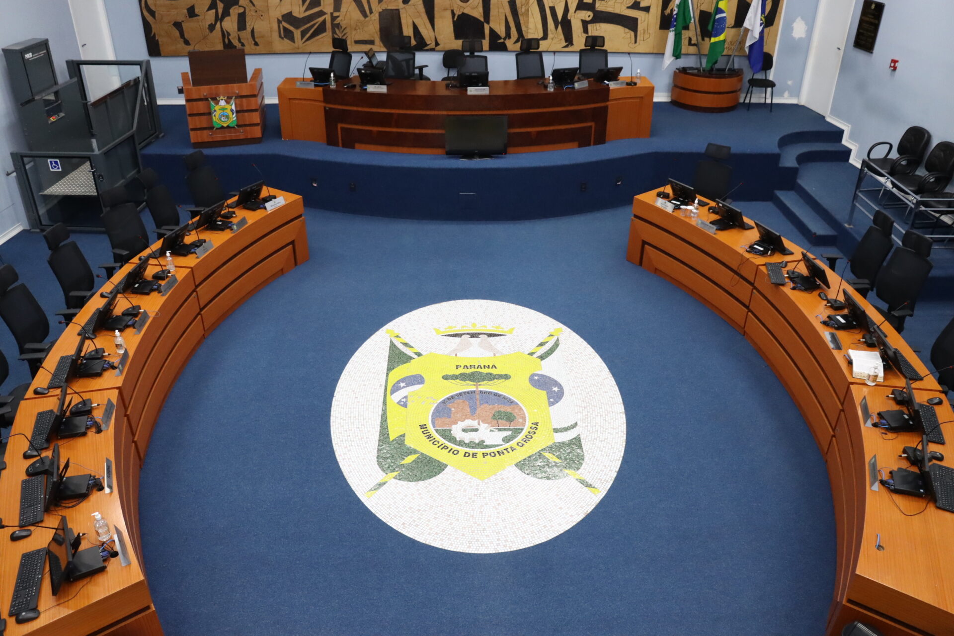 Plenário da Câmara Municipal de Ponta Grossa