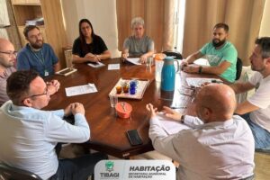 Reunião entre prefeitura de Tibagi e Cohapar de Ponta Grossa