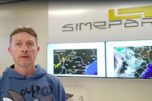 Foto de Samuel Braun, meteorologista do Simepar