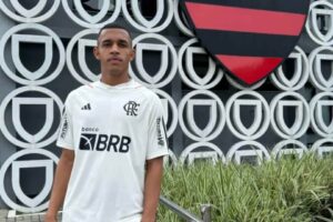 Thiago Medeiros, a mais recente contratação do Operário, quando fazia parte da base do Flamengo