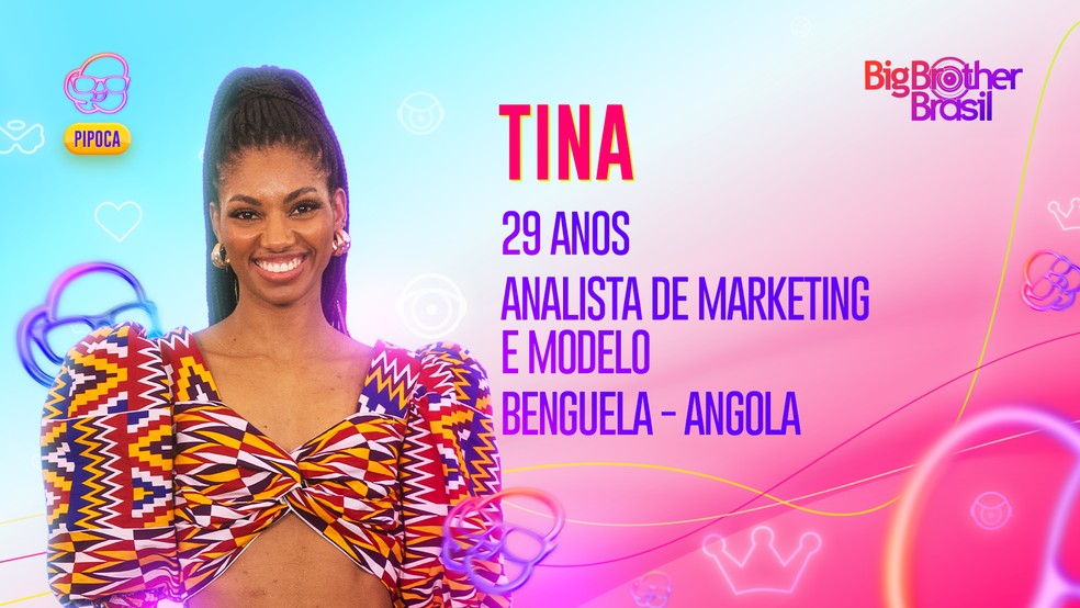Tina é participante do BBB 23 — Foto: Globo
