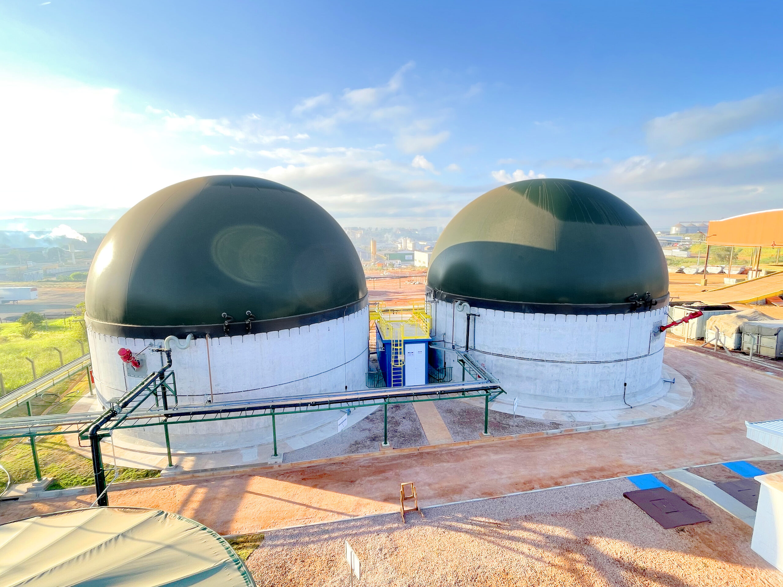 Foto da usina termoelétrica de pg