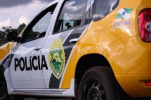 Foto de uma viatura da Polícia Militar