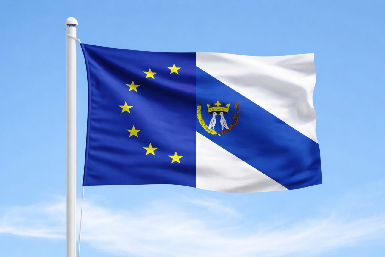 Bandeira Uniao Europeia Ponta Grossa