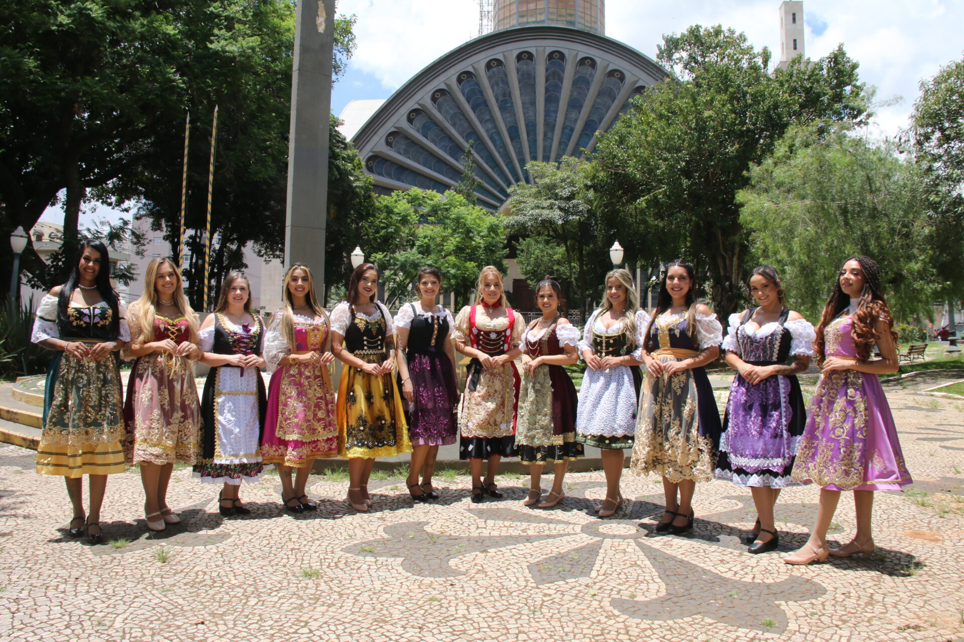 Candidatas do concurso Rainha da Uva 2026