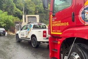 Viaturas Científica e bombeiros