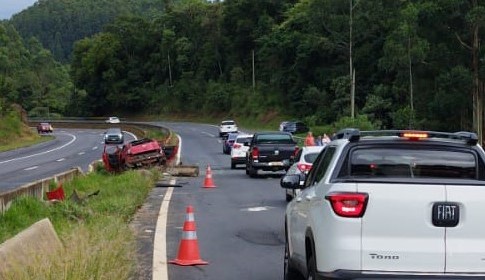 Acidente na BR-376, em Imbaú