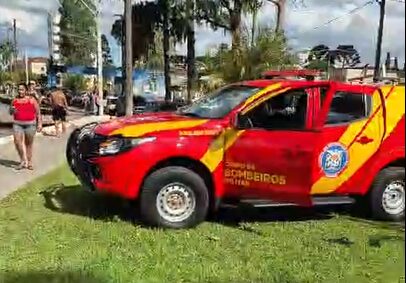 Bombeiros resgataram o corpo