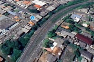 Mapa do trilho do trem