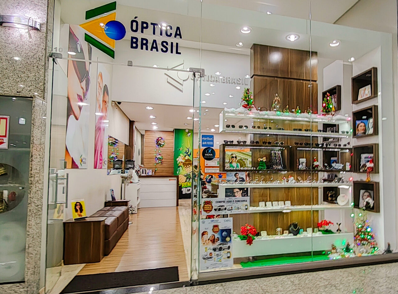 Fachada da Optica Brasil