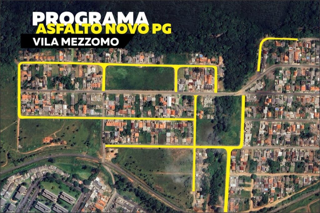 Vila Mezzomo_Mapa de pavimentação