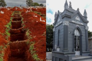 Foto mostra Cemitérios Vicentino e São José