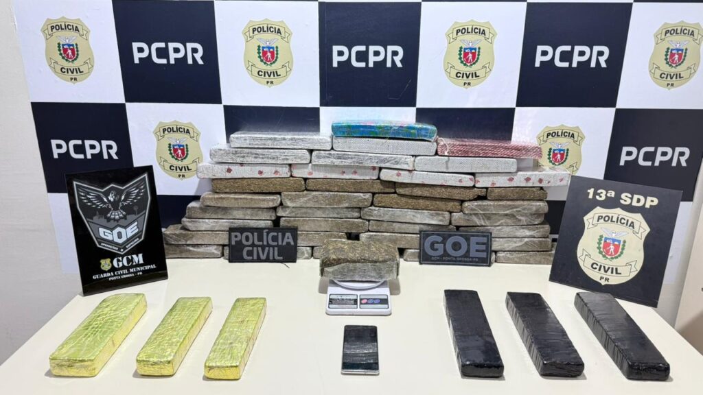 40 quilos de maconha