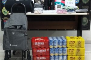 Produtos furtados foram recuperados