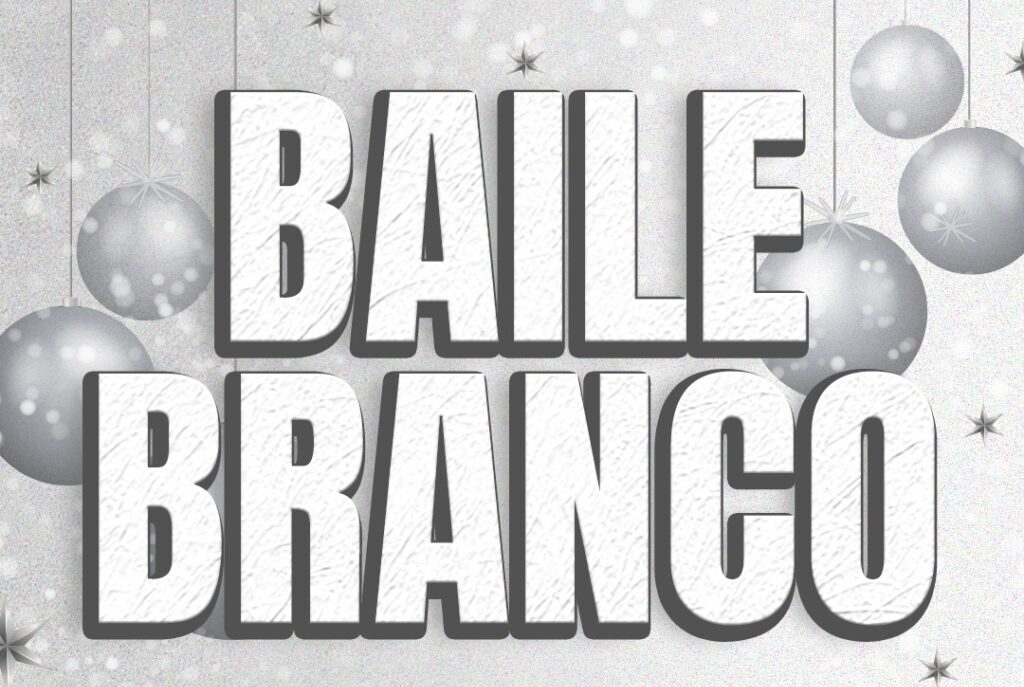 Divulgação do Baile Branco para a comunidade