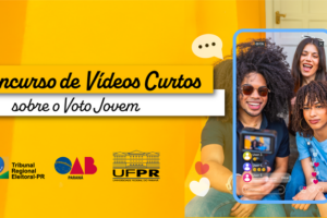Imagem de divulgação sobre campanha do voto jovem
