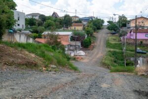 Asfalto em mais uma vila de Ponta Grossa