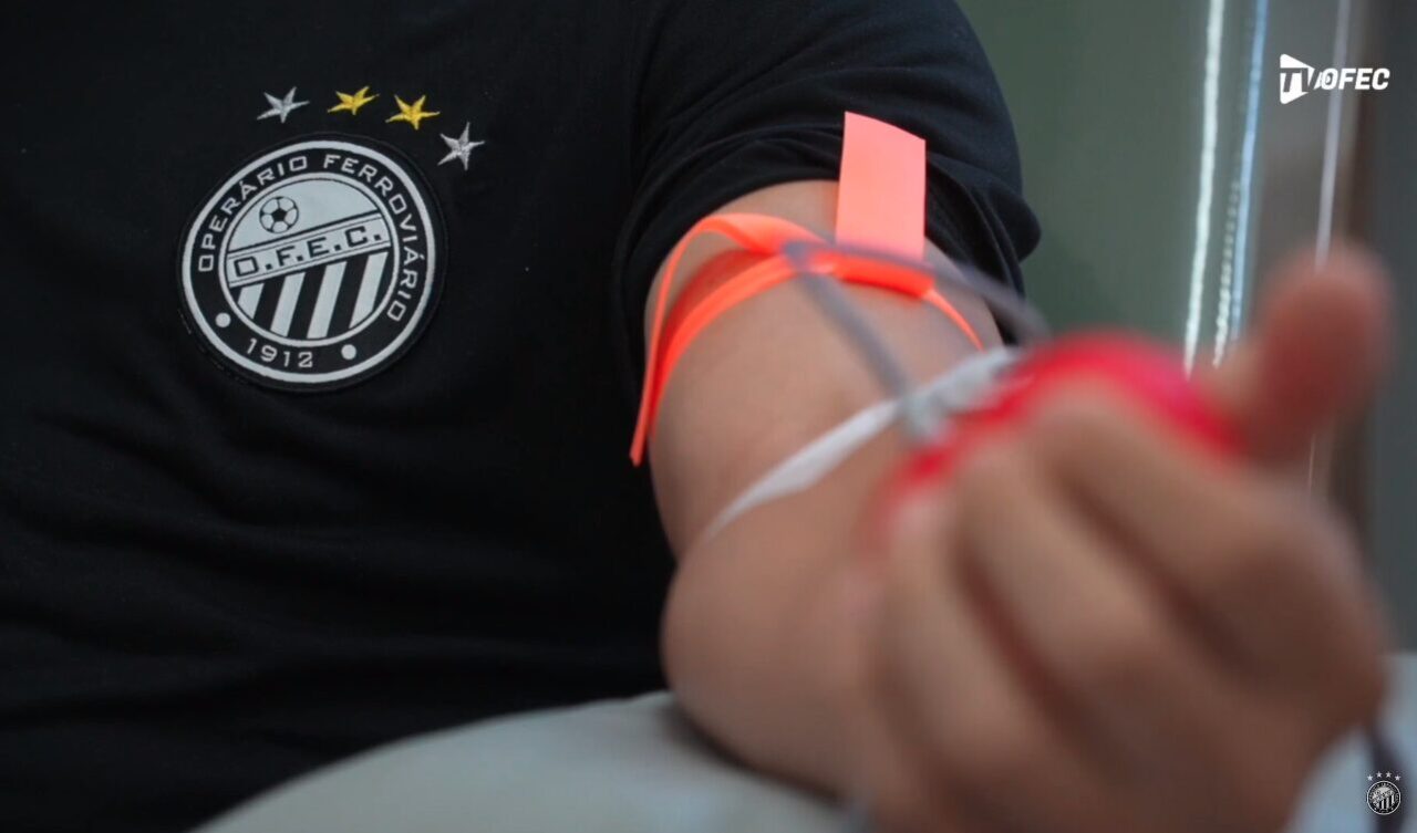 Jogador do Operário doa sangue