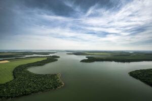 Faixa de proteção do reservatório da usina de Itaipu