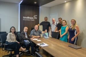 Assembleia da eleição do Sindilojas em janeiro – Foto Instagram