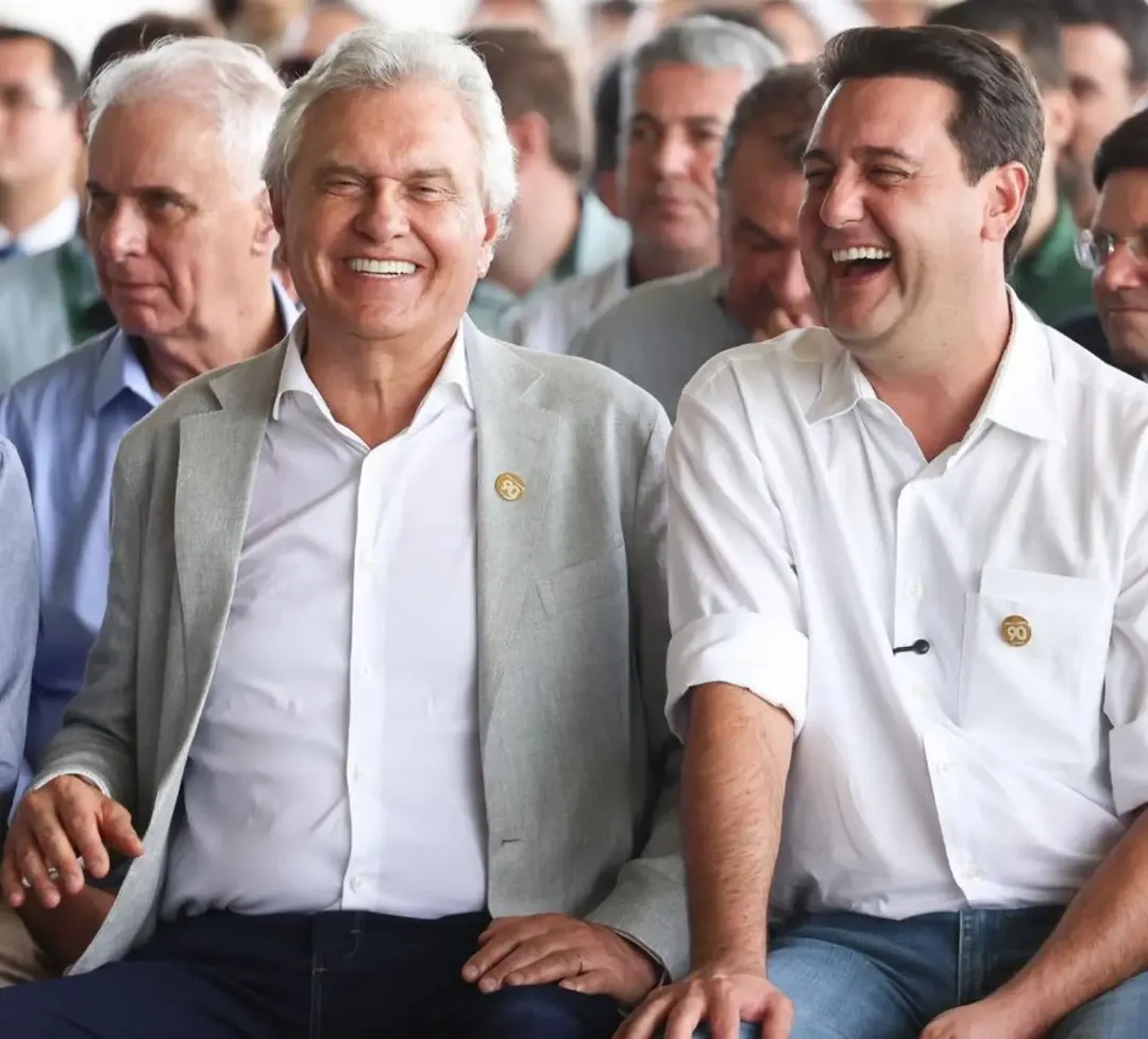 Ratinho Junior e Ronaldo Caiado
