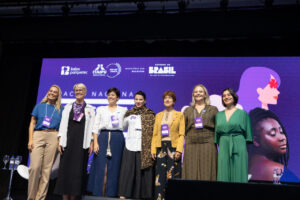Participantes do painel sobre empreendedorismo.