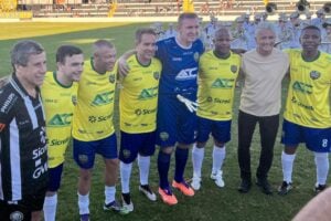 Evento reuniu estrelas do futebol como Velloso, Marcelinho Carioca, Bebeto, Amaral, entre outros. Foto-Divulgação Assessorias