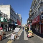 Foto do Calçadão ilustra Previsão do tempo Ponta Grossa