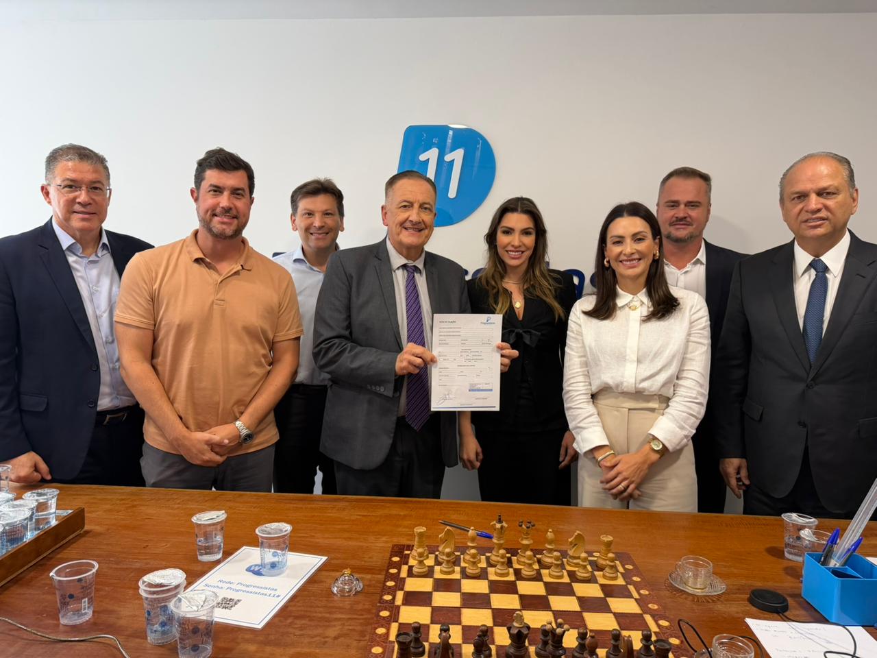 Jocelito, Mabel e outras lideranças do PP