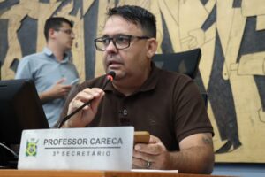 Professor Careca na Mesa Diretora da Câmara de Ponta Grossa