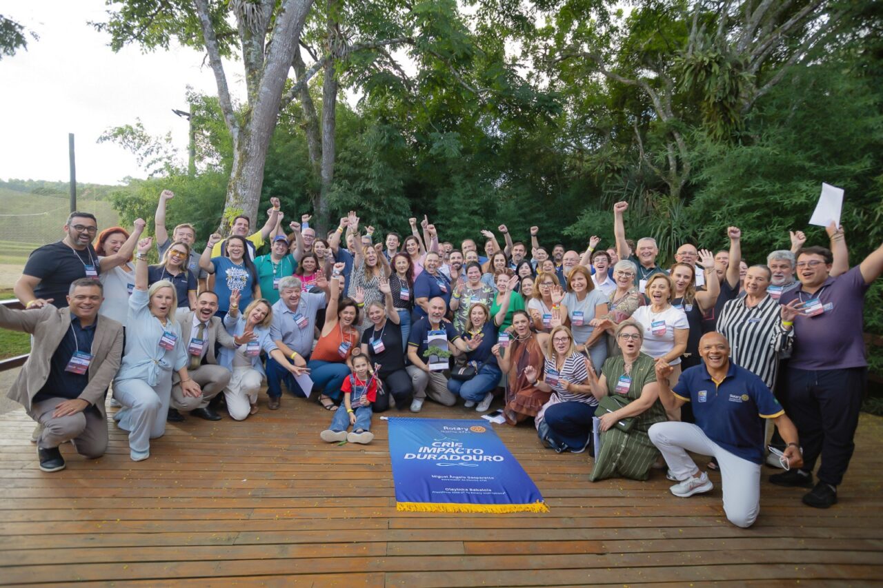 Equipe distrital do Rotary 4730 no Seminário de Aprendizagem