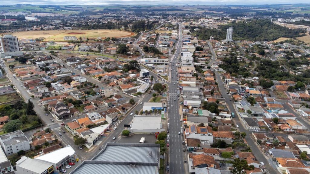 Imagem aérea de PG
