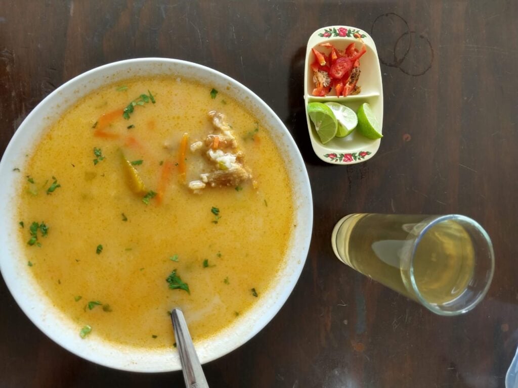 almoço típico do Peru
