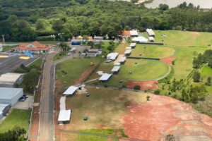 Sede do Clube de Caça e Pesca do Paraná em Ponta Grossa, ao lado do Aeroporto Sant'Ana
