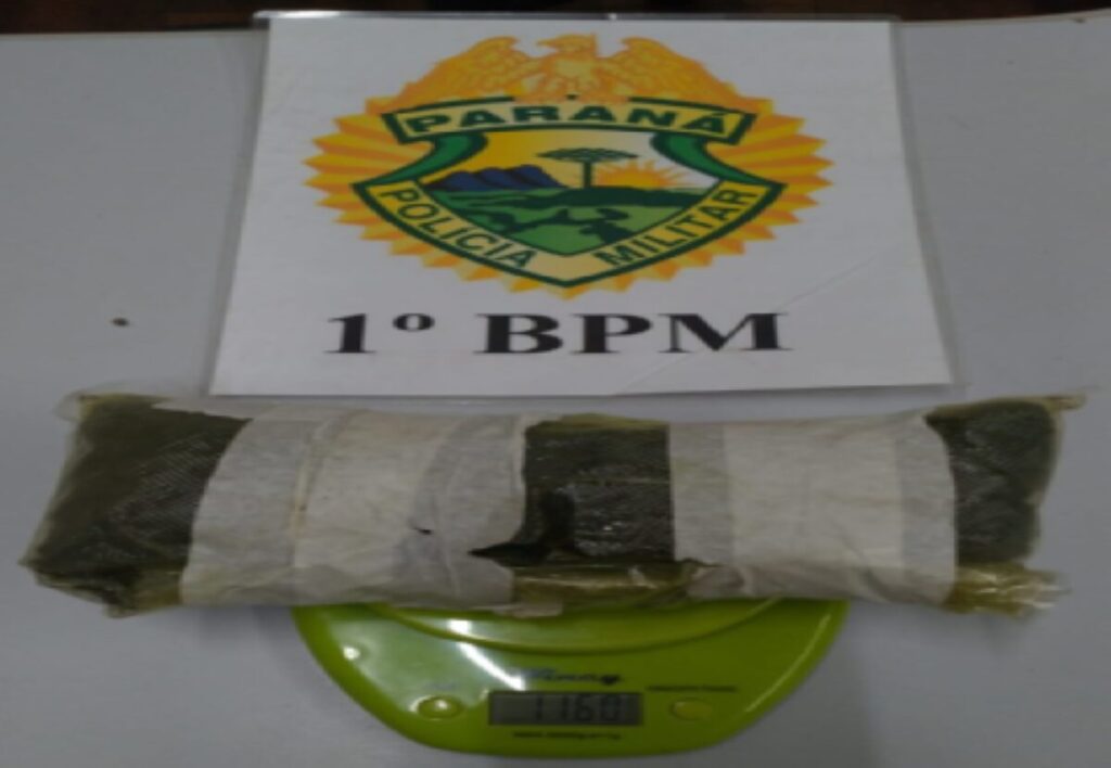 foto haxixe apreensão 1,1 kg